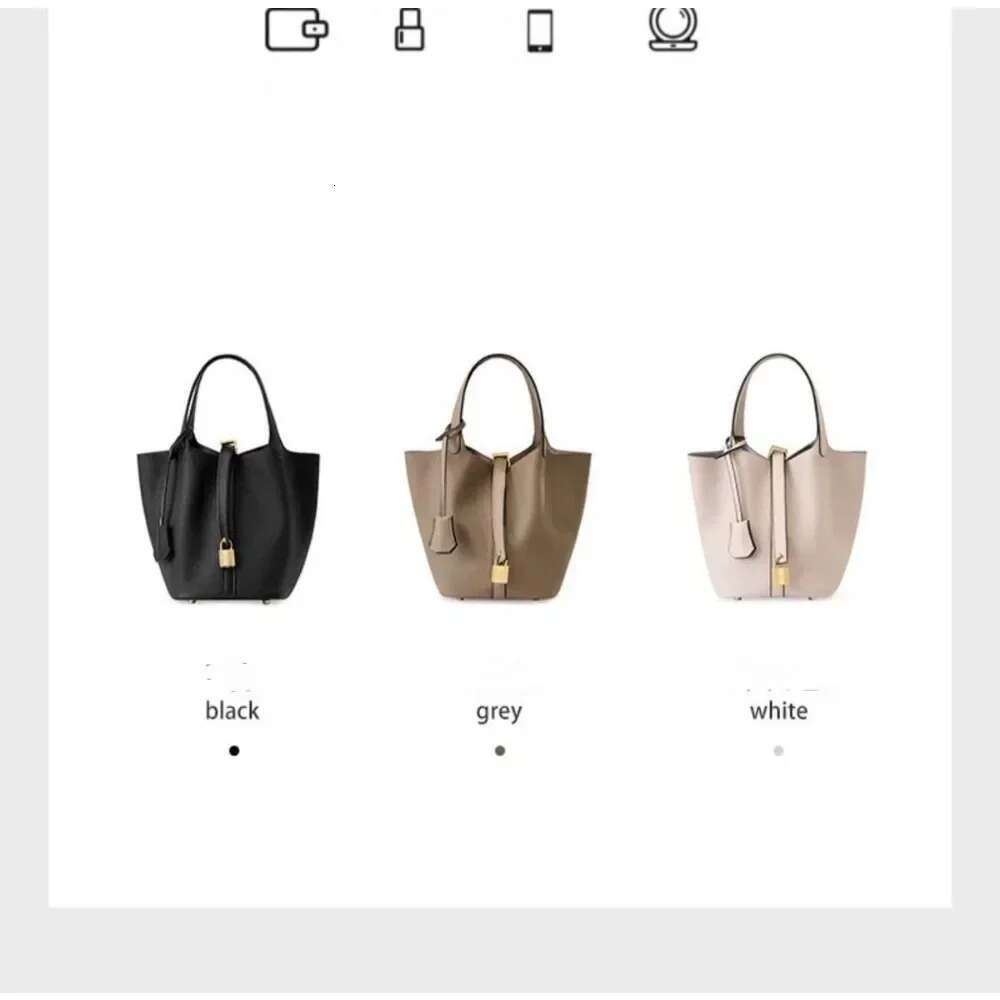 Designer Bag Ladies' Premium Bucket With Inner Liner, Classic Handbag, Fashionable Commuting Women's Bag, Versatile Set Bag