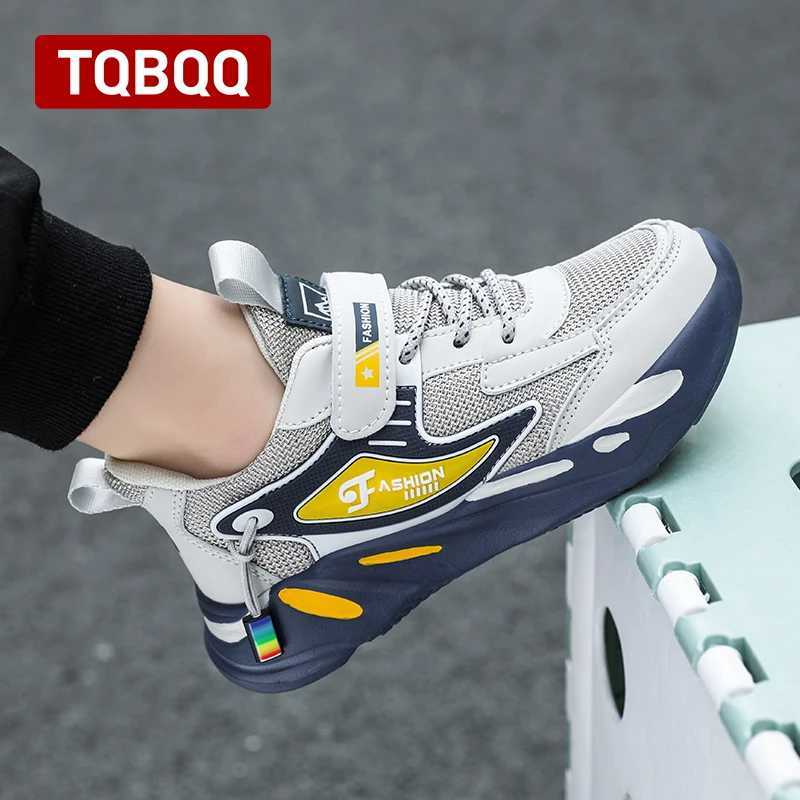 Kids Boy Fashion Trend Casual Sneaker Non-Slip Childrens Sports Shoes Breathable Mesh Comfortable WearW251125 XJ260303