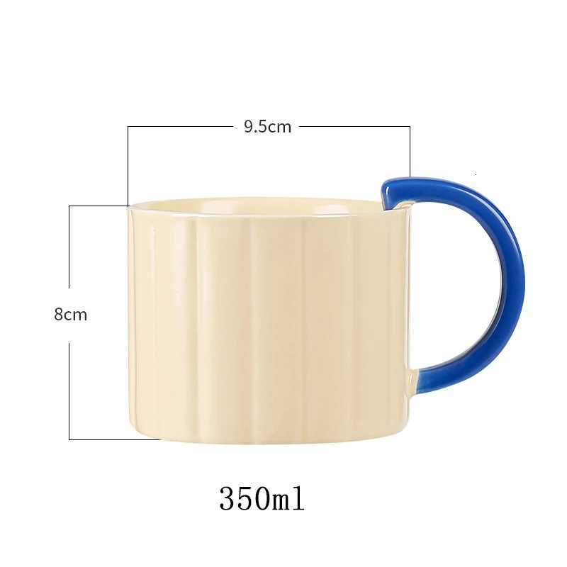 350ml Simple Ceramic Mug Nordic Style Creative Cute Water Cup Home Coffee Breakfast Cup Tea Milk Cup Send Friends Gift Y251125