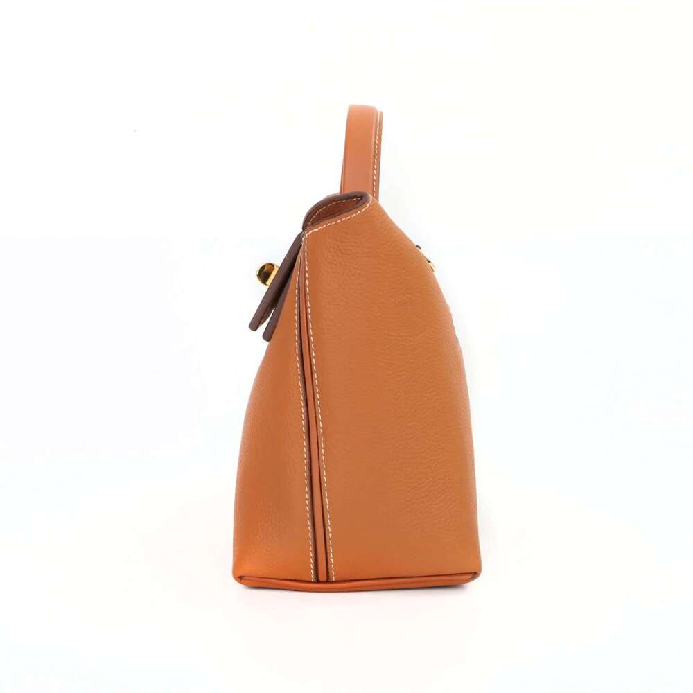 Customizable High-End Feel Cow Leather Shoulder Single Strap Soft Women's Commute Bag Dumpling Shape