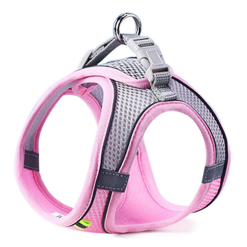 Cat Dog Harness Vest Chest Rope Set Reflective Breathable Adjustable Pet Harness for Small Medium Dogs Outdoor Walking - view 6