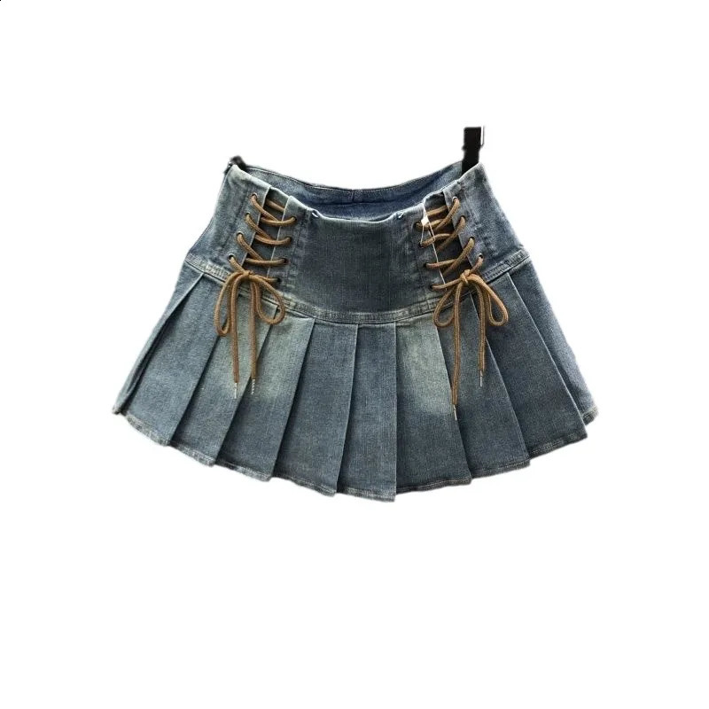 Childrens clothing spring/summer denim shorts Korean version A-line fashion 250424