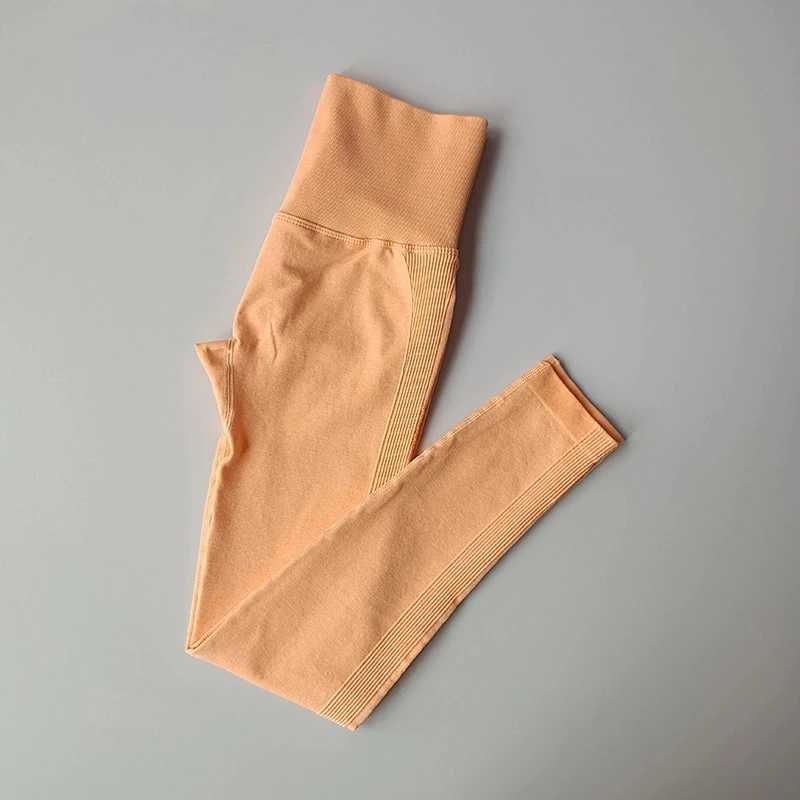 Womens seamless yoga pants gym clothing high waist exercise leg pushing slow jogging fitness leg exerciseC250425