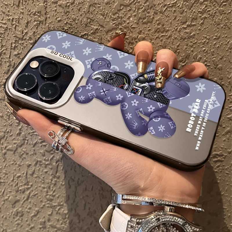 Matte Hard luxury Case for Galaxy S24 S23 S22 S21 Ultra Plus FE A54 A34 A24 A14 A73 A53 A33 5G Note 20 Luxury Retro Robot Be 251125