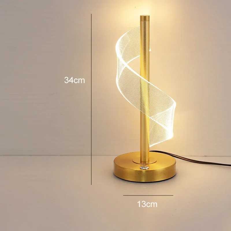 Nordic LED Table Lamp Indoor Lighting Dimmable Touch Switch Bedroom Bedside Light Living Room Hotel Novelty Decoration Desk LampM251125