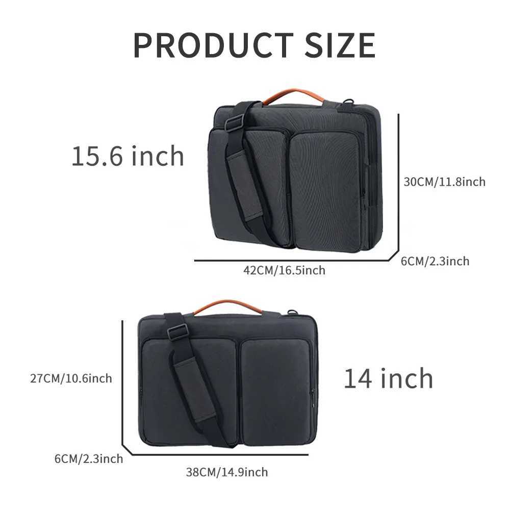 360 Protective Laptop Shoulder Bag for 13 14 15 16 inch MacBook Air/Pro Business Notebook Briefcase for ASUS HP ThinkPadT251125