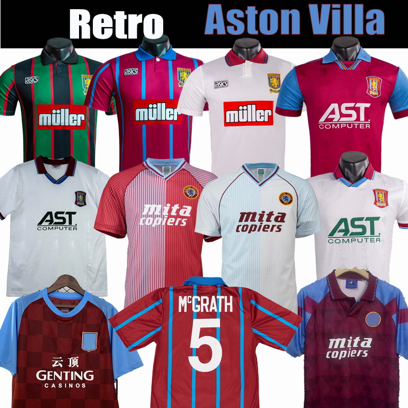 1980 82 88 93 94 95 96 Retro Soccer Jerseys ROTTERDAM J.DURAN WATKINS BAILEY ONANA KAMARA McGINN TIELEMANS JADEN Football Shirt YORKE MCGRATH