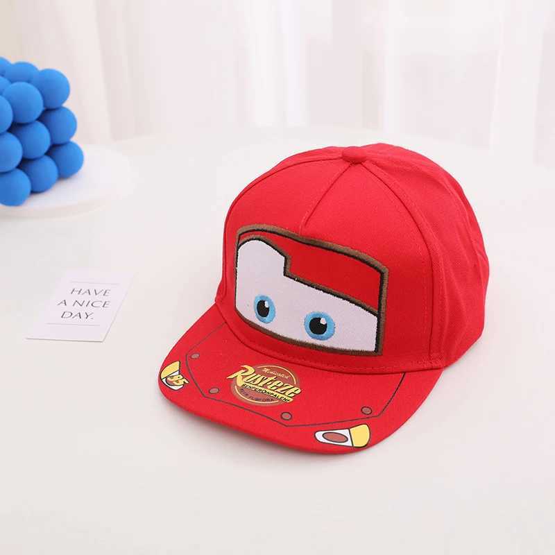 Disney Anime Car Childrens Baseball Hat Korean Preschool Baby Hat Boys and Girls Fashion Outdoor Childrens Hip Hop Snapshot Sun HatXJ250425