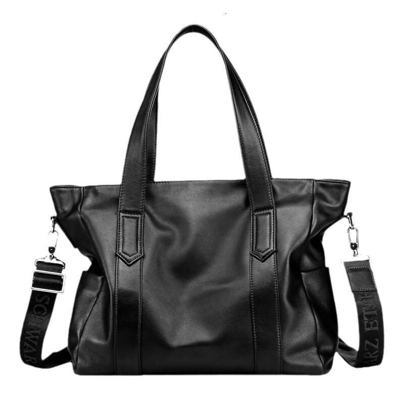 Luxury Bags Designer Niche Top Handle Bags Men's Leather Tote Korean Style Business Briefcase Top Cowhide Hobo Laptop Bag