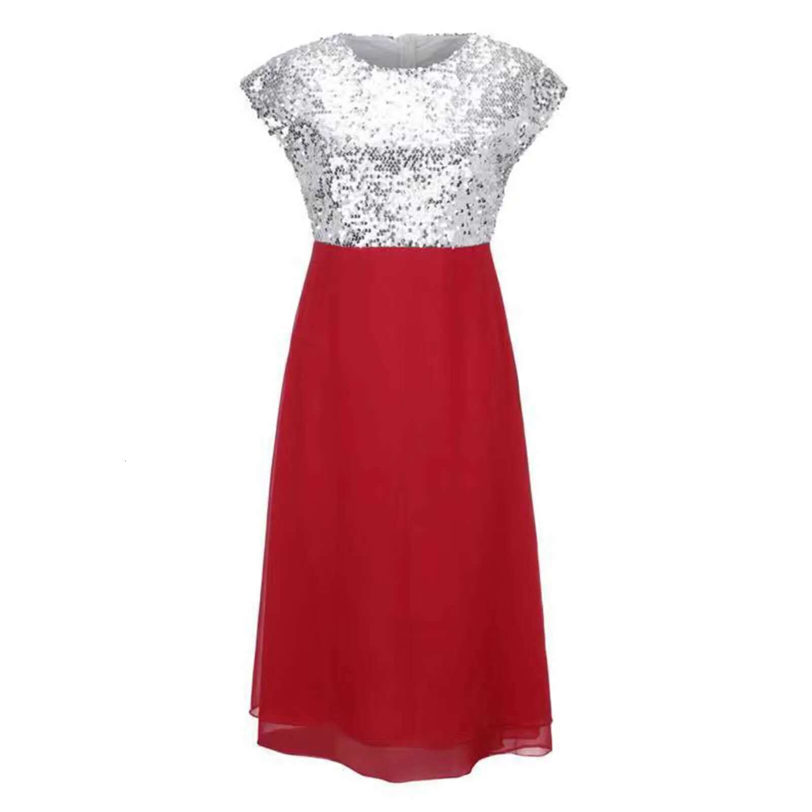 Dongdumaoyi Fashion Womens Elegant Long Summer Dress Pageant Sequin Midi Wedding Party Casual Women Evening Dresses
