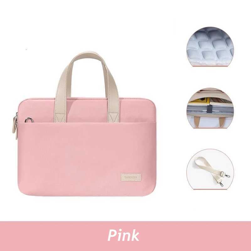 Waterproof Brand Laptop Bag 13141516 InchLady Man Shoulder Messenger Case For MacBook Air Pro Notebook PC Handbag BriefcaseT251125