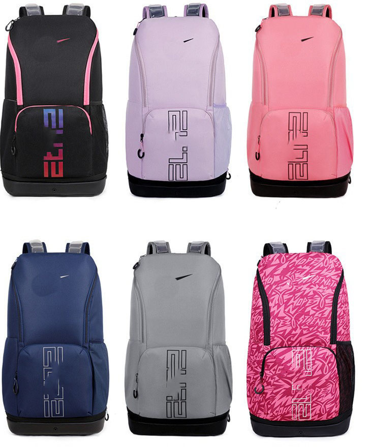 Elite backpack Cushion Sports Backpack Multifunctional Air cushion Travel Bags Basketball Backpack Waterproof Outdoor Back Pack Laptop School Bag black