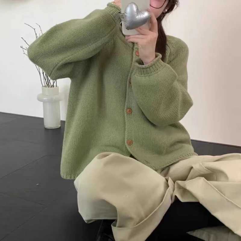 Button Up Cardigan Sweater for Women Cozy Knitted Long Sleeve Single Breasted Sweater Jacket Autumn Winter Casual Chic OutfitT251125