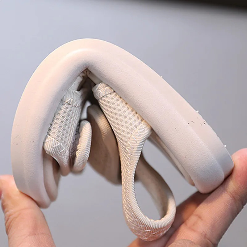 Childrens shoes boys fashionable breathable baby sandals summer white cold slip sandals 21-30 250424