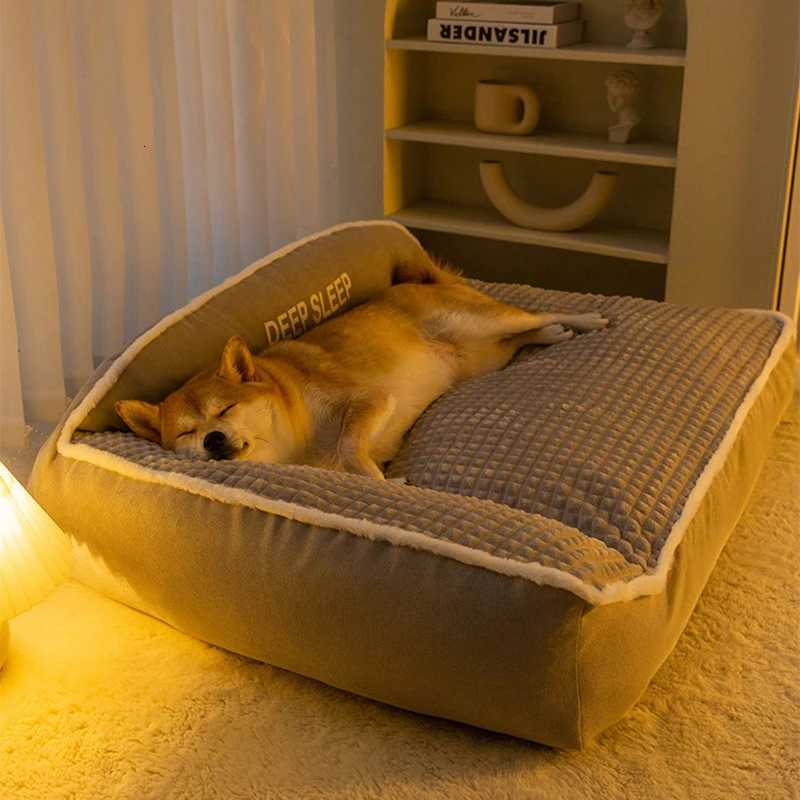 Luxury Winter Warm Large Dog Sofa Bed Dog Kneel Cat Mats House Cushion Pet Sleeping Sofa Beds Mat for Large and Small DogXJ251125