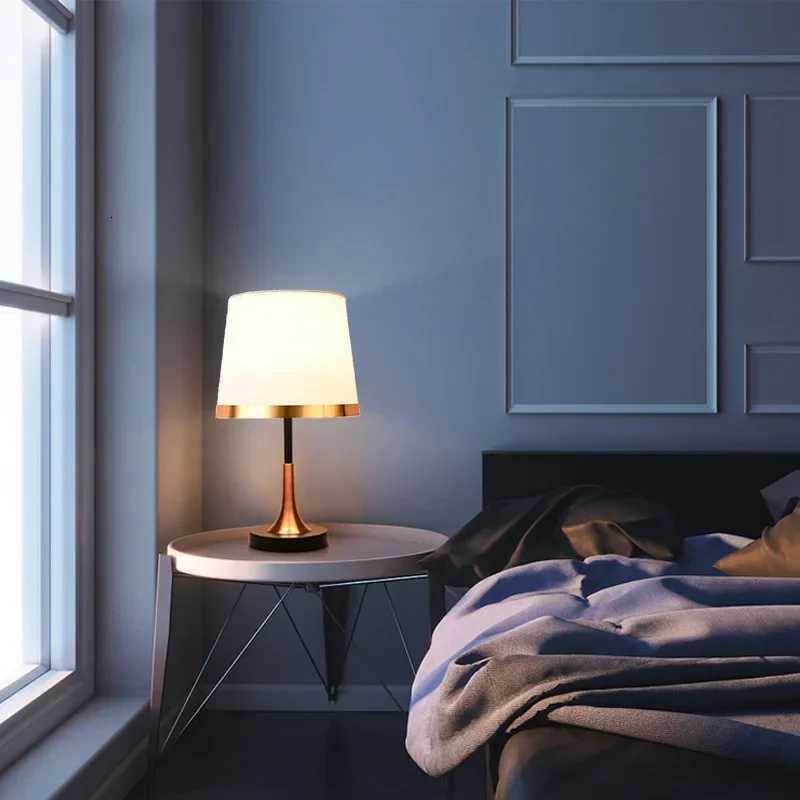 Retro Table Lamp LED Simple Romantic DC Bedroom Bedside Living room Decoration Bulb Warm Remote Control Lighting Night LightM251125