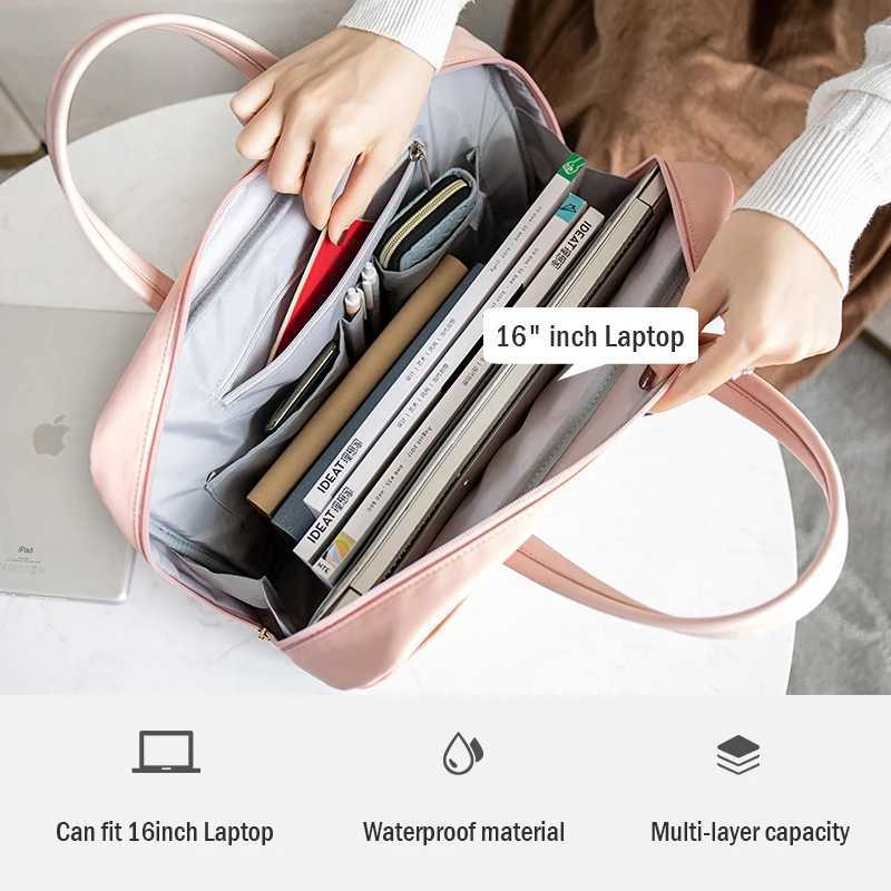 Fashion Womens Notebook Briefcase For 133 15 16 Inch Laptop Crossbody Bag Shoulder Bags Business Travel Office LadiesT251125