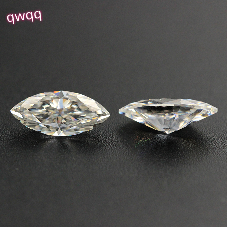 YuyingGems Full Size In-stock Marquise Cut DEF Color VVS Moissanite Loose Diamond Gemstone