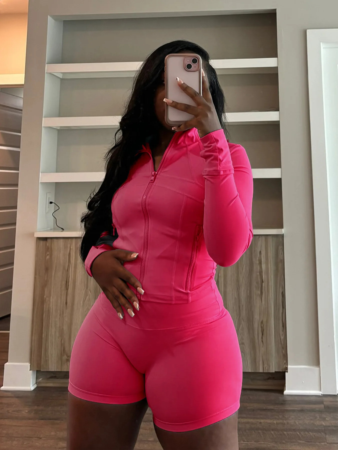 Womens sports shorts set sexy womens elegant two-piece club outfit set 250422