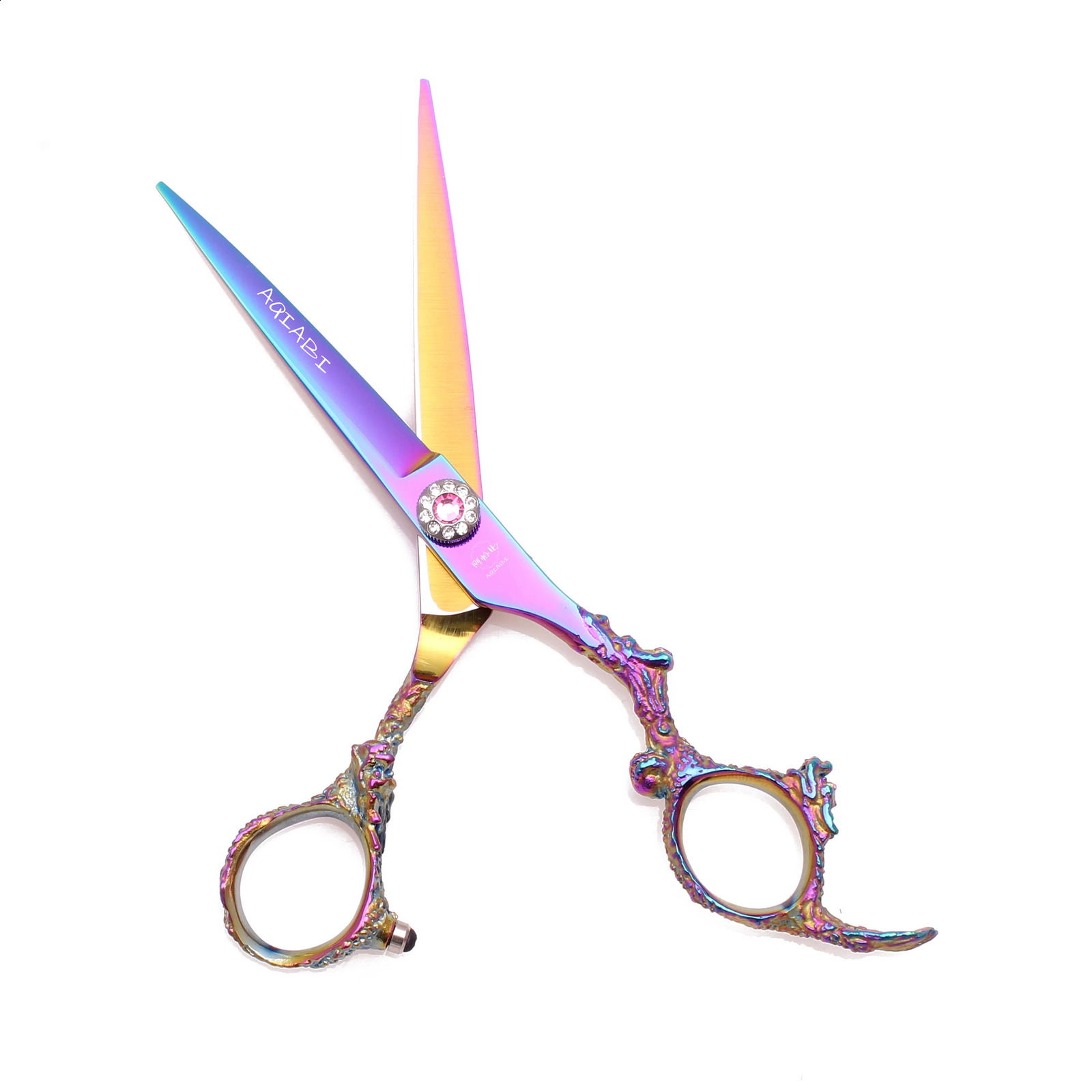 6.0 Professional Hair Scissors 440C Japan Steel Cutting Shears Hairdressing Thinning Salon Barber Home Drop A9005 250424