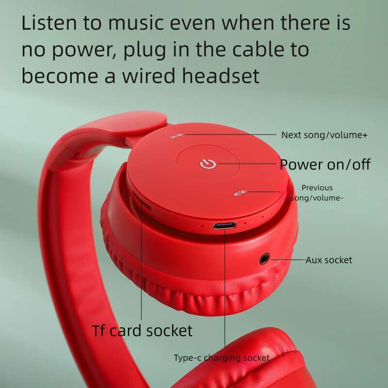 Well-known Brand Crossover New Product f Wireless Bluetooth In-Ear Game Online Course Call Fashion Children Headphones & Earphones