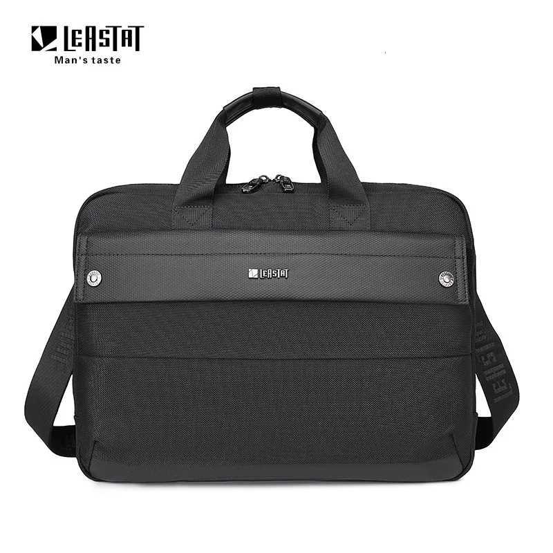 Leastat Briefcase for mens business trip large capacity crossbody bag cross-border business office shoulder bagT251125