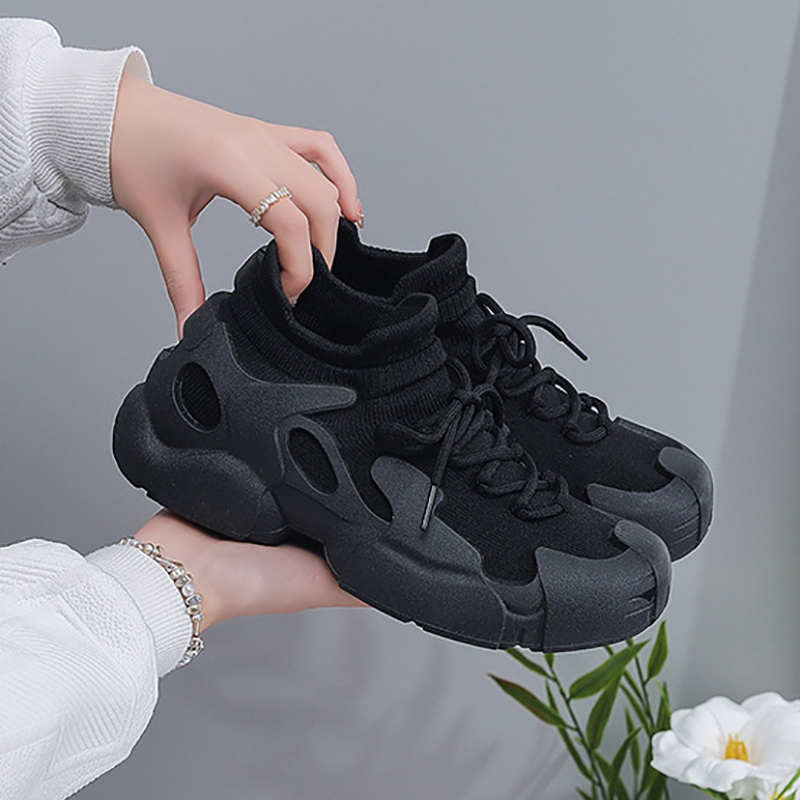 Free Shipping Designer Shoes Women Sneakers Casual Tenis Comfortable Flat Fashion Big-headed Socks Shoes Assorted Colors Breathability Anti-slip Train