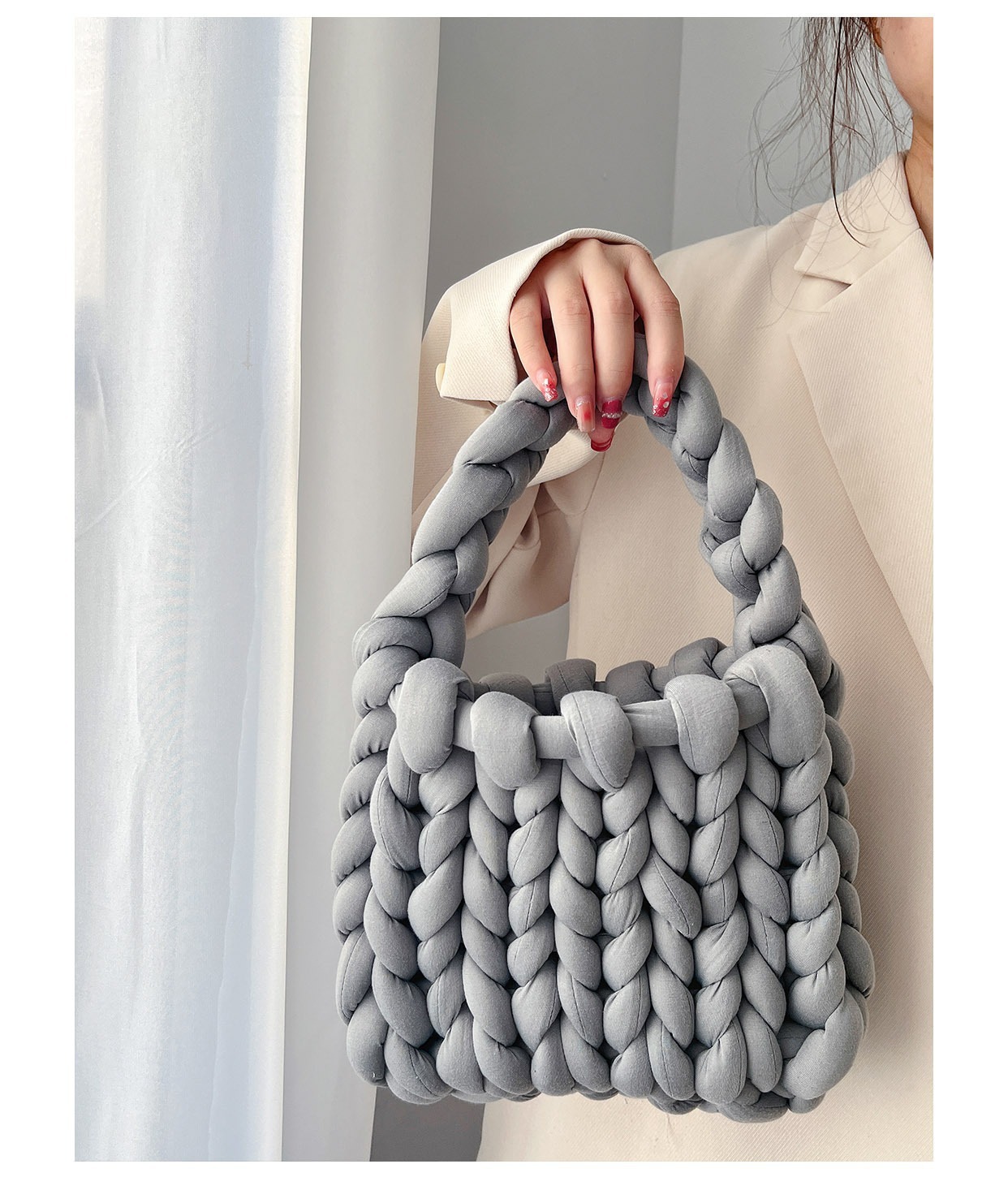 2025 New Arrival Korean-Style Handwoven Women's Straw Tote Bag - Free Shipping Fashion Shoulder Purse