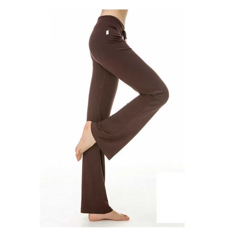 New Yoga Flare Legging Womens Fitness Push ups High Waist Wide Legs Seamless Exercise Pants Fitness Stretch Tight PantsC250425