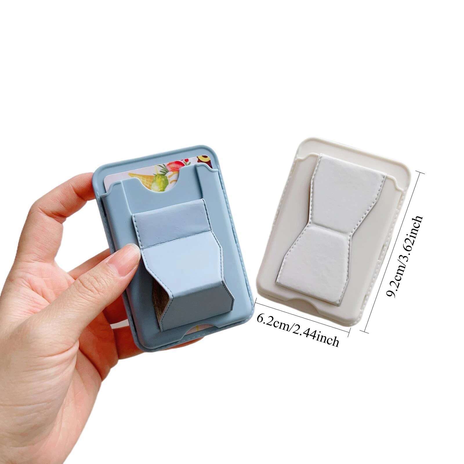 Kickstand Wallet With Stand Phone Card Holder Case For Iphone 13 12 14 Pro Max Back With Leather Cover Self Sticker