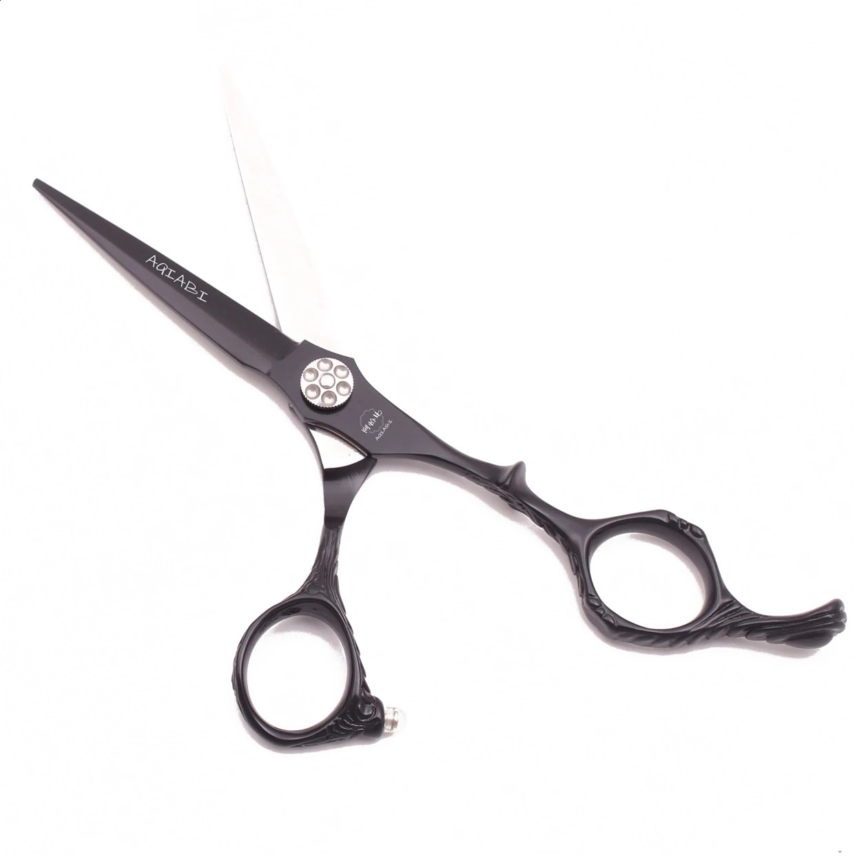 Professional Hairdressing Scissors 6 AQIABI Hair Scissors Japan Stainless Thinning Shears Black Hair Cutting Scissors A90027 250424