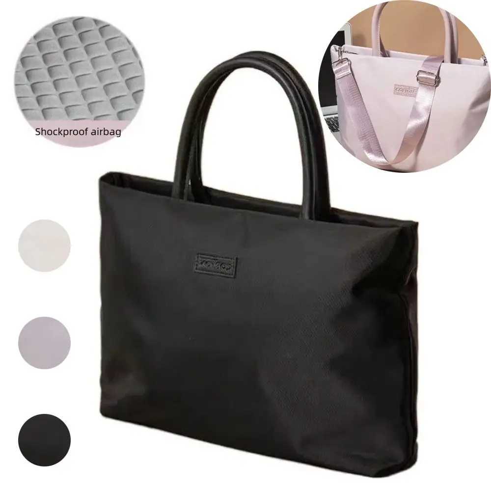 High Quality 16inch Laptop Bag Shockproof Airbag Water-resistant Laptop Sleeve Large Capacity Shoulder Straps Handbag BriefcaseT251125