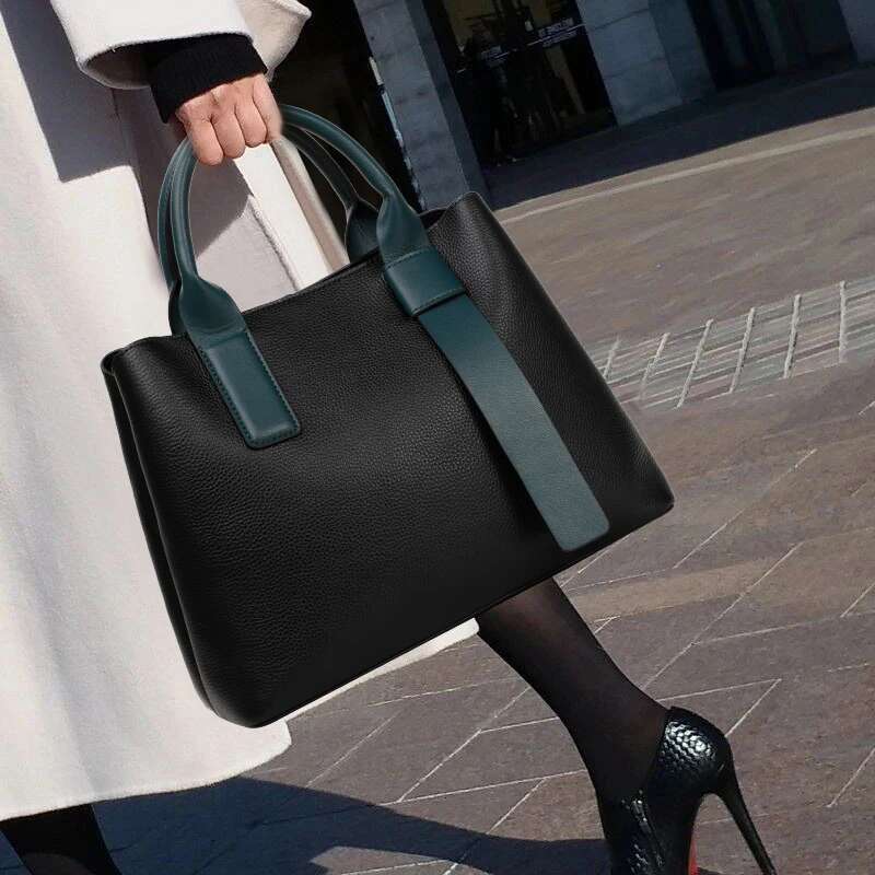 Designer Bag Aidrani Fashion Cowhide Women's Handbag Large Capacity Casual Versatile Daily Commuting One Shoulder Crossbody Tote Bag