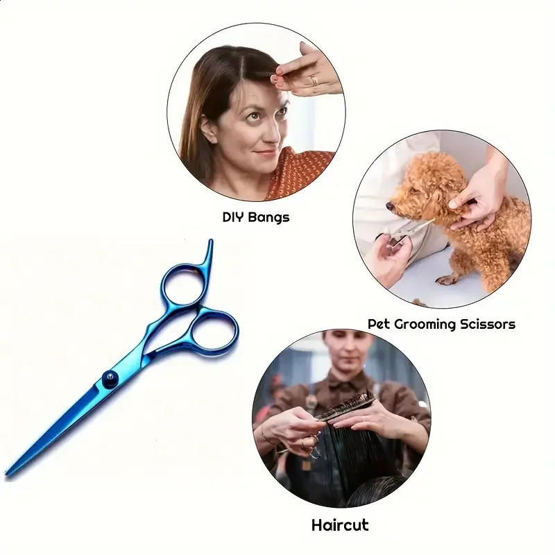 Hair Cutting Scissors Professional Barber Shears Set with Hair Scissors Thinning Shears for Men Women Pet 250424