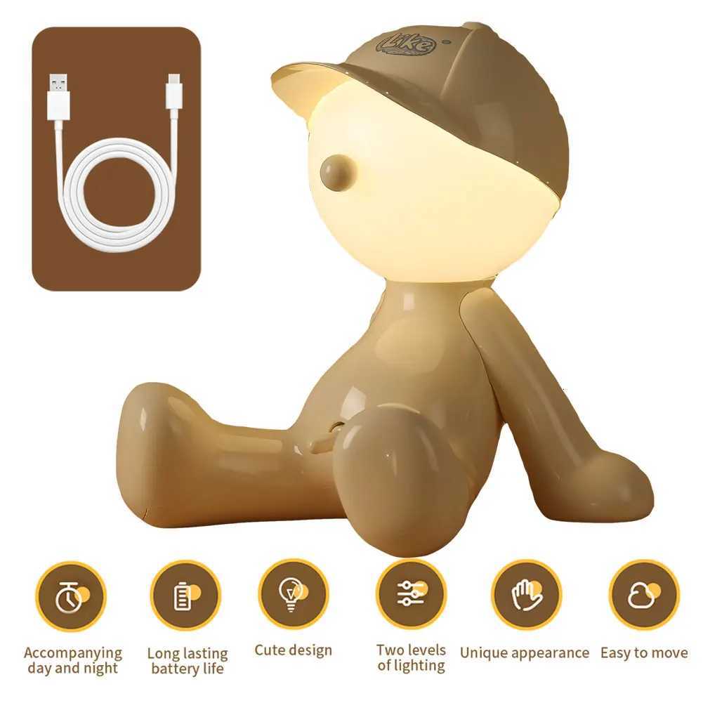 Funny Night Light Fun White Elephant Gift Creative LED Reading Light Bedside Night Light for Christmas Valentines Fathers DayM251125