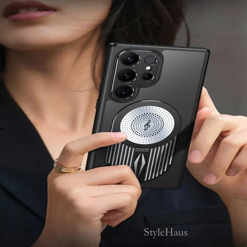 {Magnetic + aromatherapy} S25ultra/S24ultra mobile phone magnetic bracket case powerful heat dissipation long-lasting fragrance