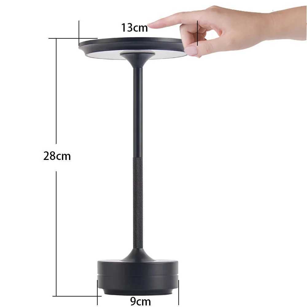Rechargeable Desk Lamp Touch Switch Night Light for Bar Dining Table Study Room BedroomM251125