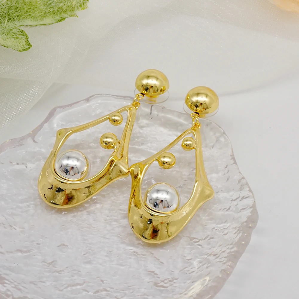Fashionable long female pendant earrings retro style pendant earrings African womens jewelry gifts party gift accessories 250422