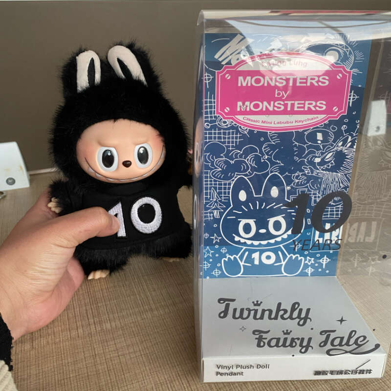 Labubu 10Th Anniversary Limited Edition Black Cute Blind Box Surprises Birthday Or Festival Gifts
