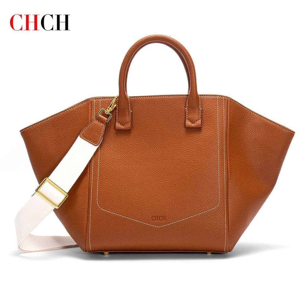 CHCH Tote 2024 New Simple Hourglass Bag With Removable Shoulder Strap Business Wallet