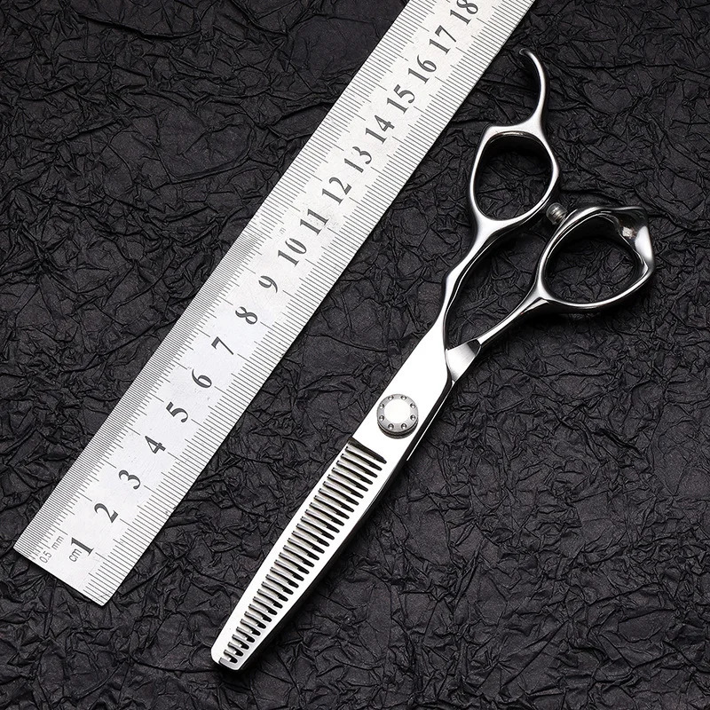 Professional 6 Salon-Grade Scissors Set - Hair Thinning Texturizing Shears Anti-Rust Barber Tools for Salon Home 250424