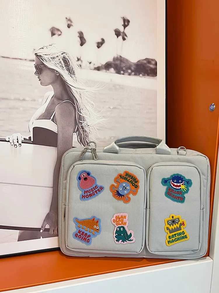 Creative Laptop Bag High Capacity Shoulder Handbag 133 14 156 16 Inch For Macbook Air Pro HP Huawei Asus Dell Lenovo ASUS AcerT251125