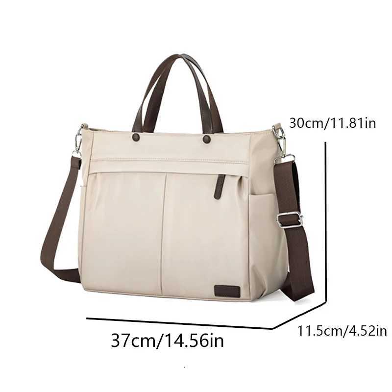 Laptop Bag Nylon casual womens laptop bag daily commuting briefcase lightweight womens single-shoulder bagT251125