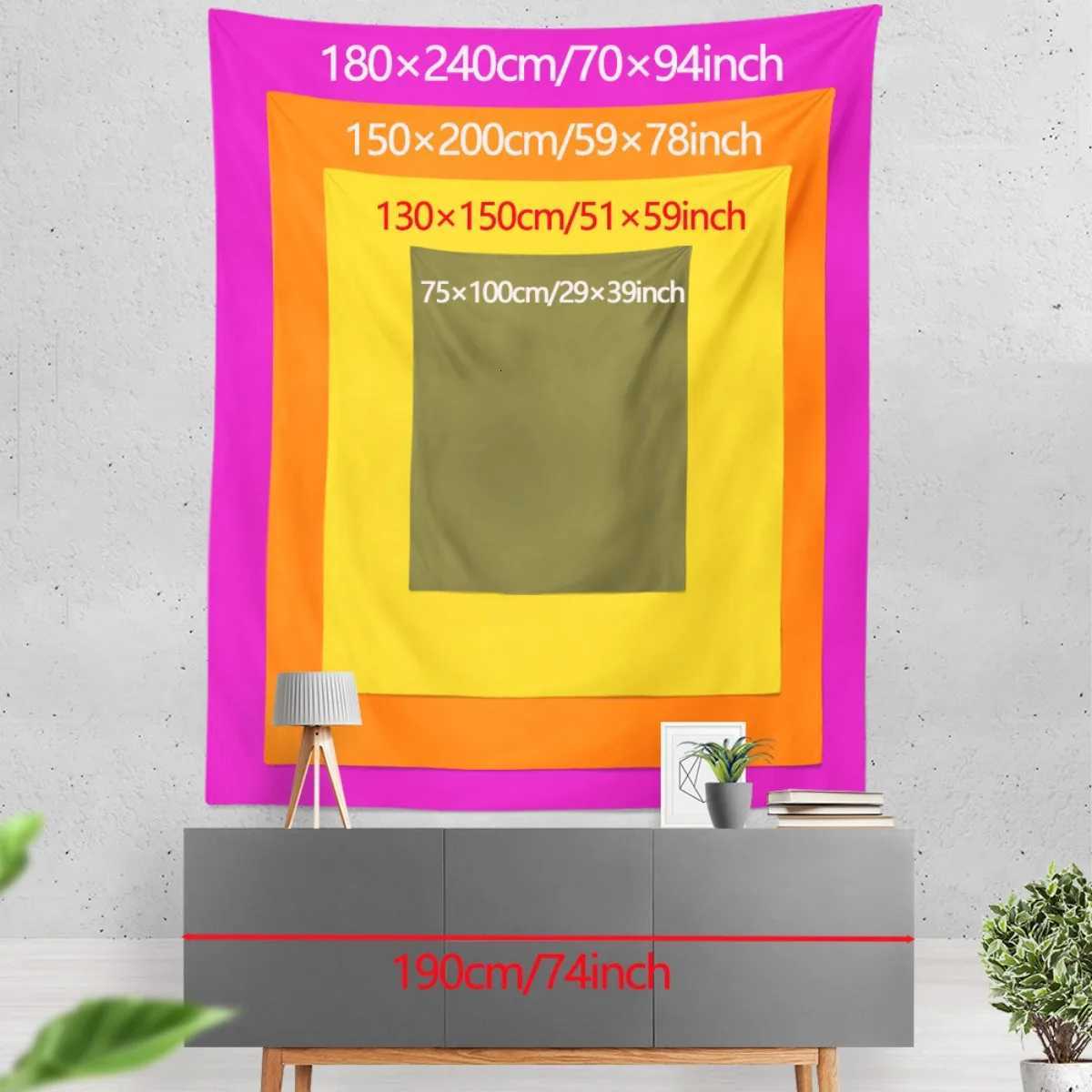 Christmas tree holiday wall tapestry festive decor winter scene Xmas gift background holiday art print 2D flat printingM251125