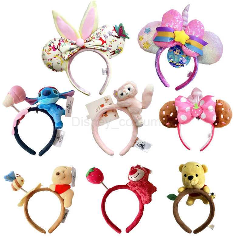 Disney Stevie Ears Hair Band Dumbo Head Band Cute Cartoon Doll Stuffed Hair Band Headpiece Hair Ring Hair Accessories X250425