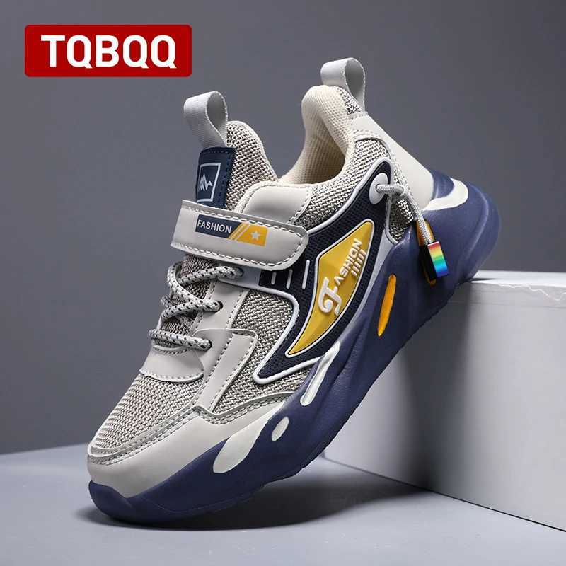 Kids Boy Fashion Trend Casual Sneaker Non-Slip Childrens Sports Shoes Breathable Mesh Comfortable WearW251125 XJ260303