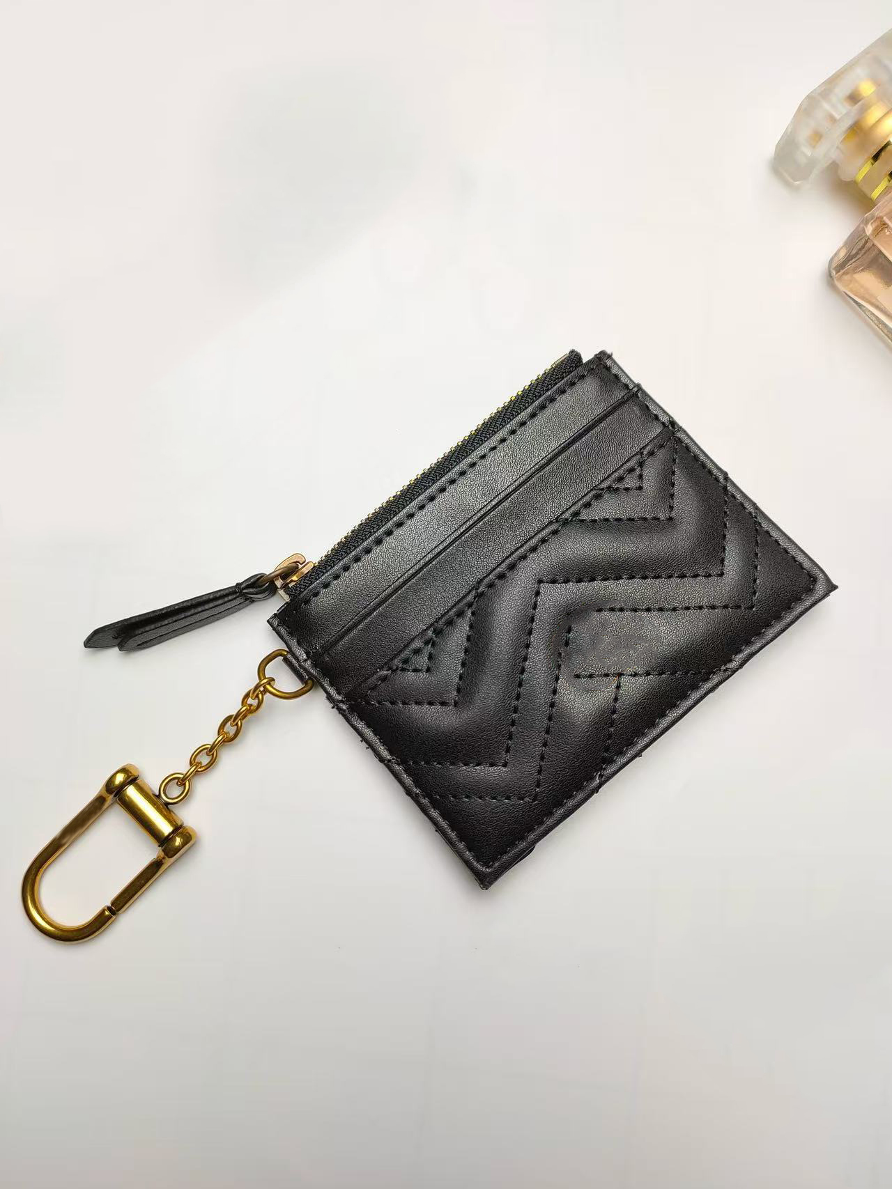 2025 luxury designer fashion women's card holder bag wallet women's credit card wallet embossed envelope wallet with box dustproof ba