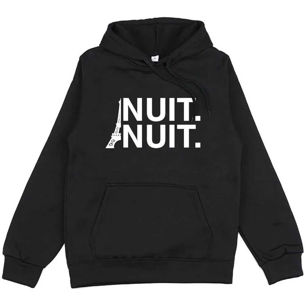 American basketball player Nuit Hoodies night graphic sweatshirt Sudaderas Con Capucha Long Sve winter unisex Pullover w250425