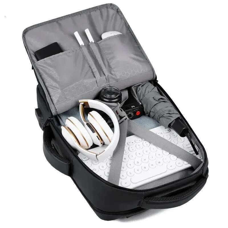 Designer bag Men Large Capacity Backpack USB Charging Male Laptop Bagpack Waterproof Business Travel Back Pack Lage Bag Mochila