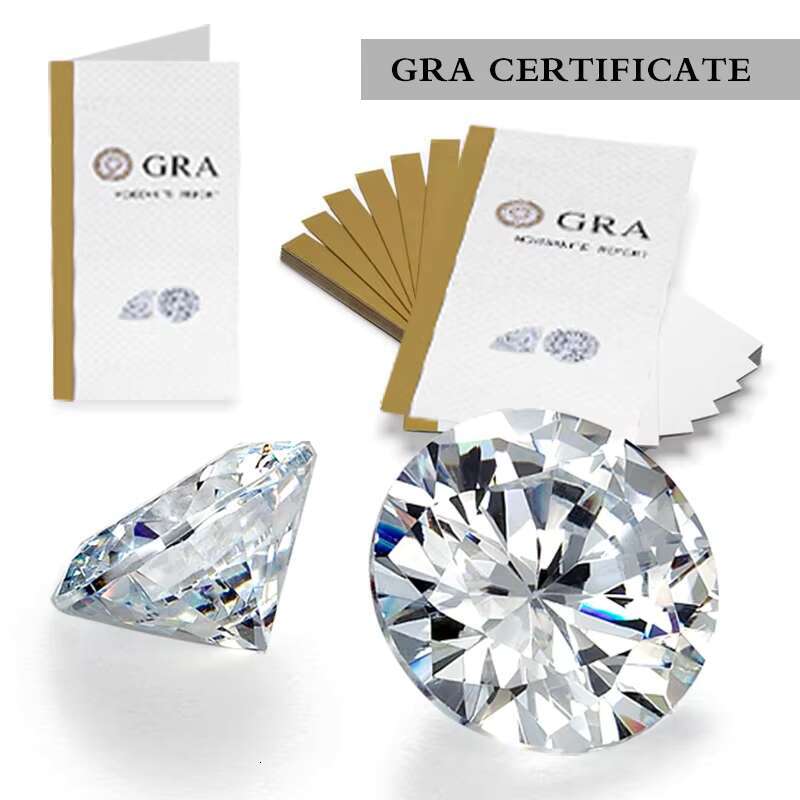 Fine Jewelry Choker Necklaces Luxury Custom 14k Solid Gold Shining VVS Gradient Size Moissanite Diamond Tennis Chain